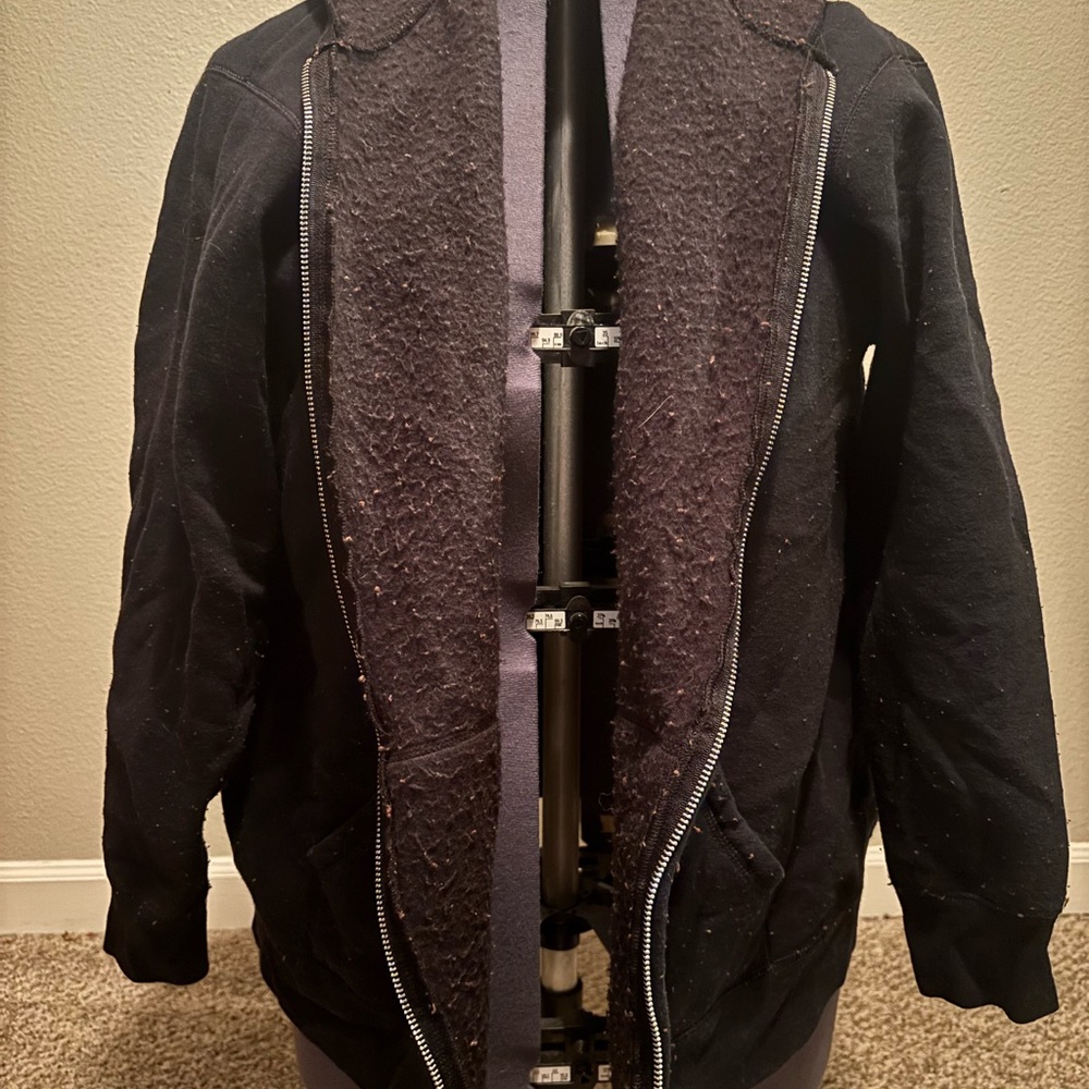 Hanes Black Utility Jacket for Women